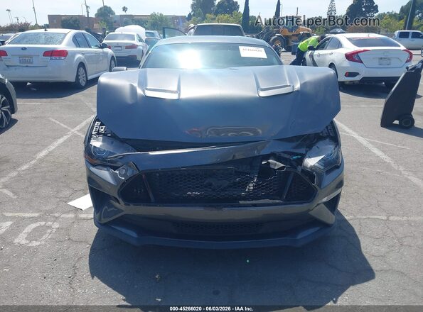 1FA6P8CF9L5114239 2020 FORD MUSTANG Gray Вид щитка приладів
