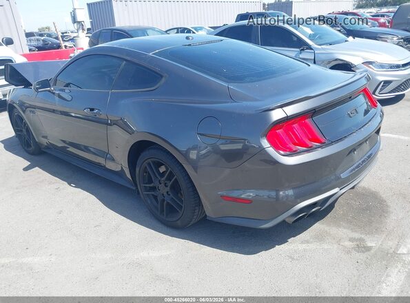 1FA6P8CF9L5114239 2020 FORD MUSTANG Gray Задня ліва чверть