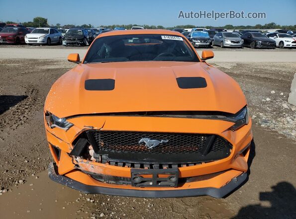 1FA6P8CF9L5126603 2020 FORD MUSTANG Orange Вид спереду