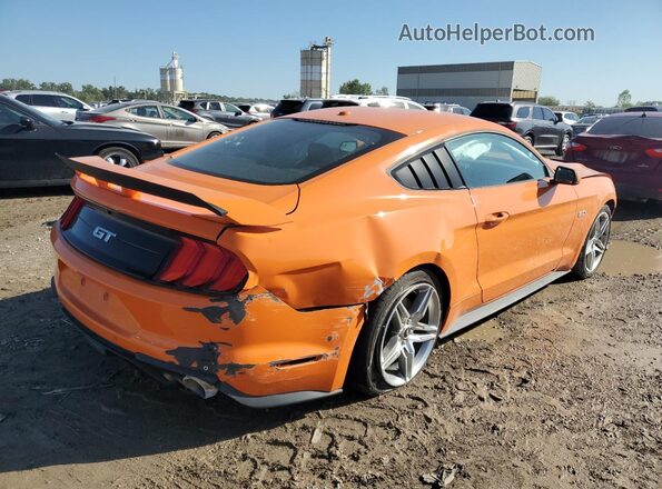 1FA6P8CF9L5126603 2020 FORD MUSTANG Orange Задня права чверть