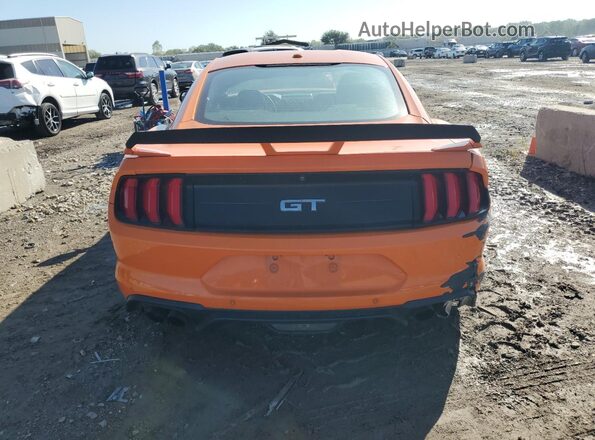 1FA6P8CF9L5126603 2020 FORD MUSTANG Orange Вид ззаду