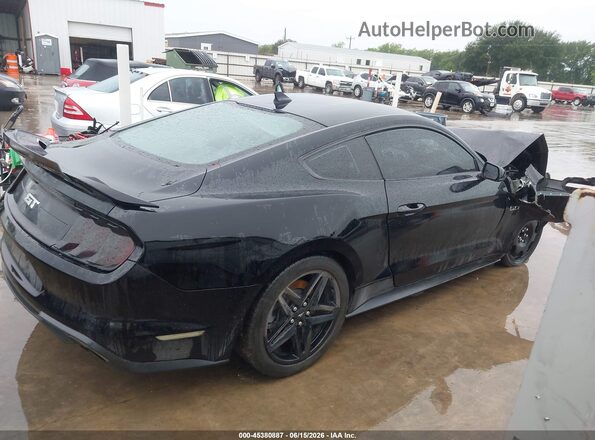 1FA6P8CF9M5135237 2021 FORD MUSTANG Черный Панорамный вид салона 360°