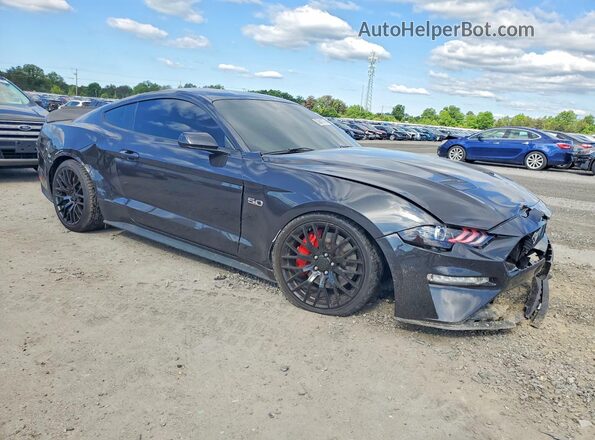 1FA6P8CF9P5301826 2023 FORD MUSTANG Black Передня права чверть
