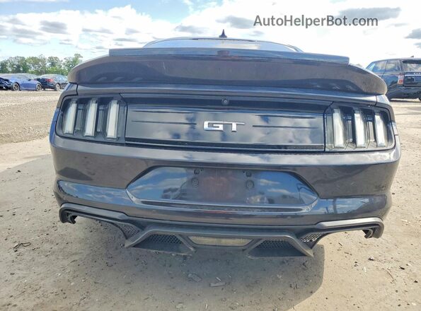 1FA6P8CF9P5301826 2023 FORD MUSTANG Black Вид ззаду