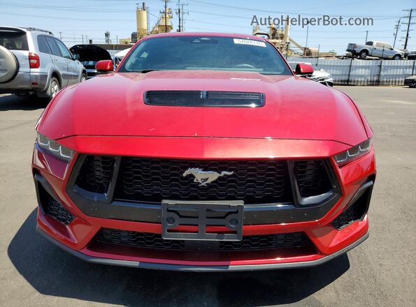1FA6P8CF9R5407809 2024 FORD MUSTANG Red Front view