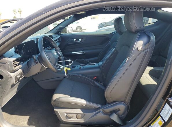 1FA6P8CF9R5412489 2024 FORD MUSTANG Black Вид салону спереду