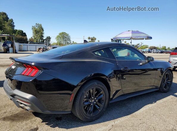1FA6P8CF9R5412489 2024 FORD MUSTANG Black Задня права чверть