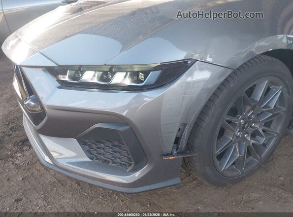 1FA6P8CF9R5414808 2024 FORD MUSTANG Серый Вид спереди