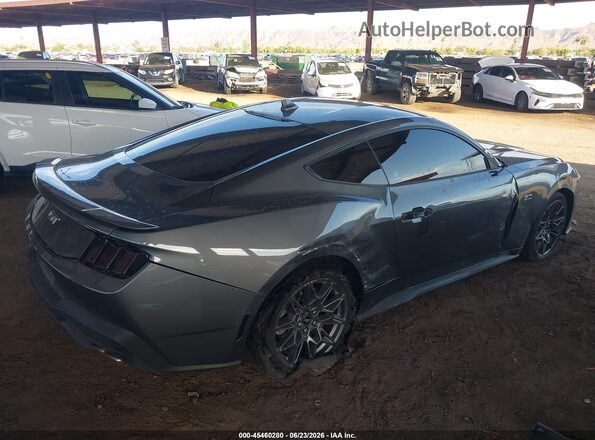 1FA6P8CF9R5414808 2024 FORD MUSTANG Серый Задняя правая четверть