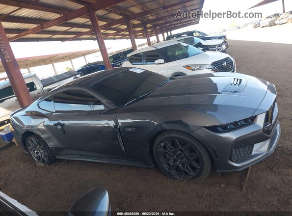 1FA6P8CF9R5414808 2024 FORD MUSTANG Серый Вид задней части салона