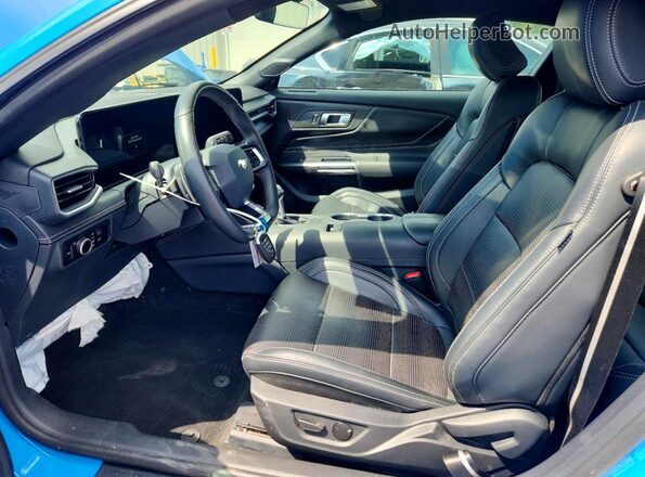 1FA6P8CF9S5406620 2025 FORD MUSTANG Blue წინა სალონის ხედი