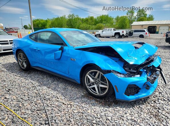 1FA6P8CF9S5406620 2025 FORD MUSTANG Blue წინა მარჯვენა