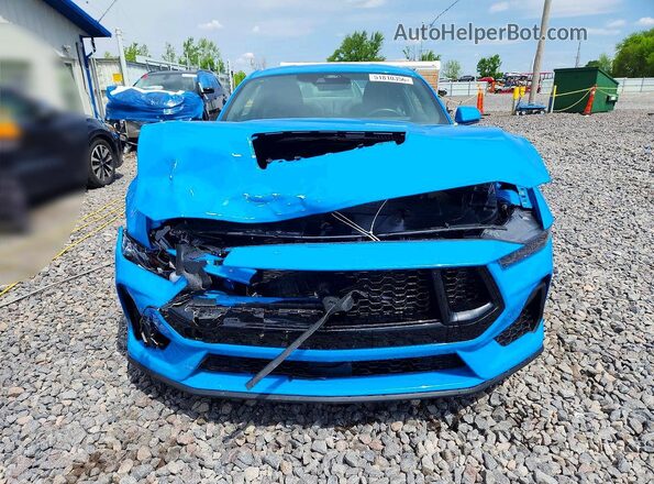 1FA6P8CF9S5406620 2025 FORD MUSTANG Blue წინა ხედი