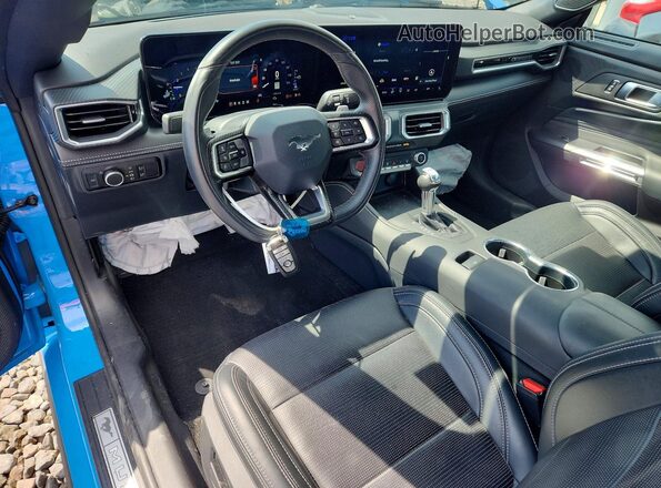 1FA6P8CF9S5406620 2025 FORD MUSTANG Blue წინა პანელის ხედი