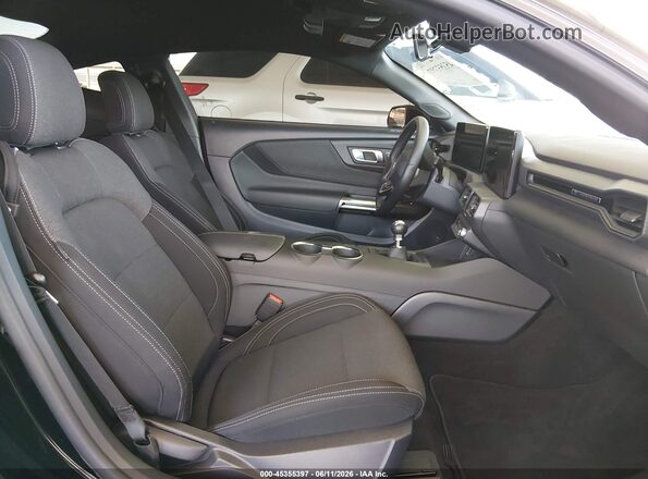 1FA6P8CF9T5402598 2026 FORD MUSTANG Black Widok wnętrza z przodu