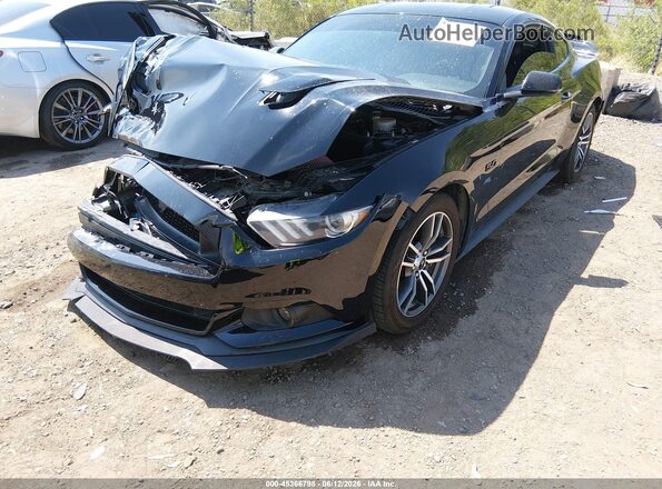 1FA6P8CFXH5344296 2017 FORD MUSTANG Черный Вид спереди