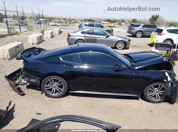 1FA6P8CFXH5344296 2017 FORD MUSTANG Черный Вид задней части салона