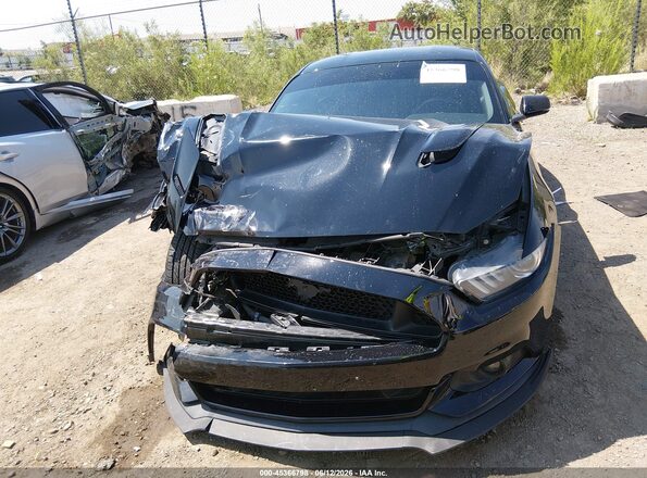 1FA6P8CFXH5344296 2017 FORD MUSTANG Черный Вид щитка приборов