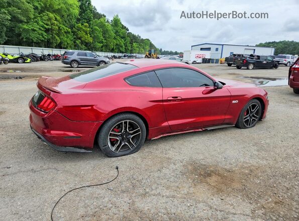 1FA6P8CFXK5117021 2019 FORD MUSTANG Red 