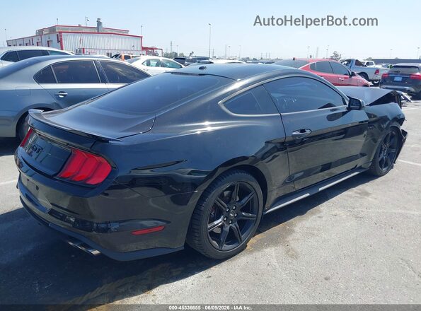1FA6P8CFXK5118895 2019 FORD MUSTANG Черный Задняя правая четверть