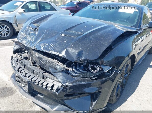 1FA6P8CFXK5118895 2019 FORD MUSTANG Черный Вид задней части салона