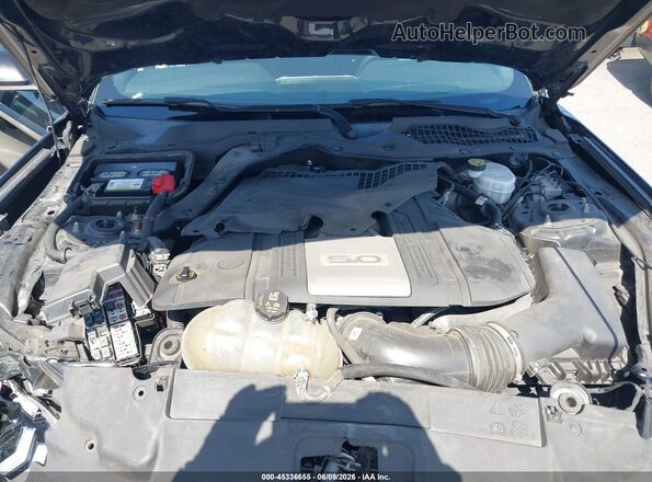 1FA6P8CFXK5118895 2019 FORD MUSTANG Черный Вид сзади