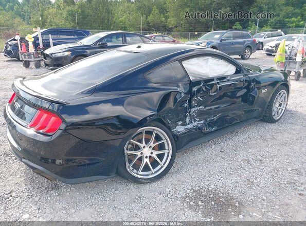 1FA6P8CFXK5160841 2019 FORD MUSTANG Black Trasero derecho