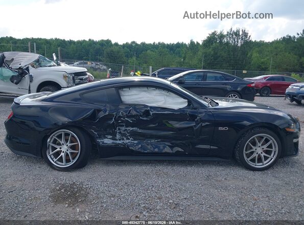 1FA6P8CFXK5160841 2019 FORD MUSTANG Black Vista interior trasera