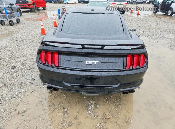 1FA6P8CFXK5195797 2019 FORD MUSTANG Black უკანა ხედი