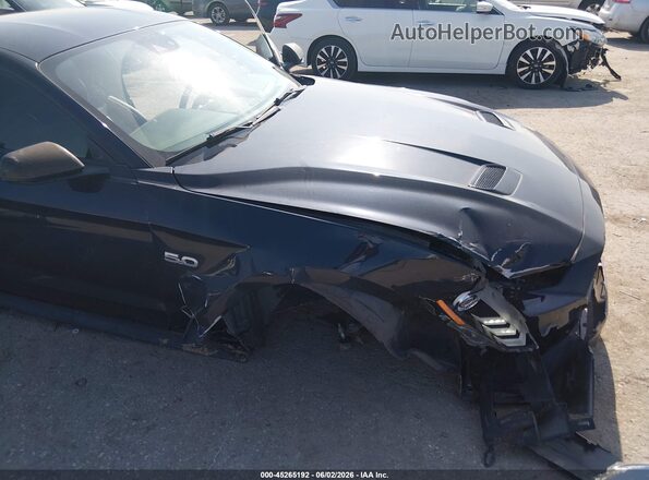1FA6P8CFXM5122366 2021 FORD MUSTANG Dark Blue Vista frontal