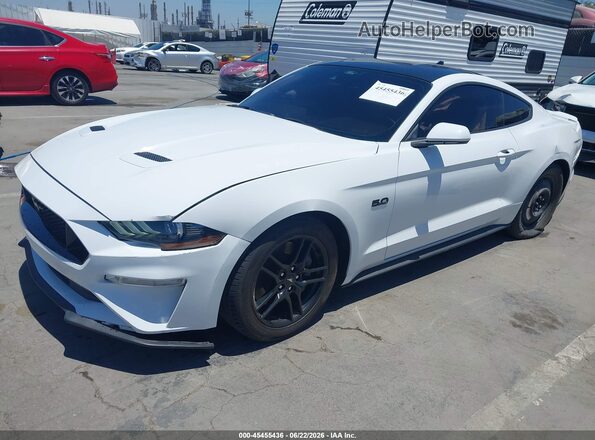 1FA6P8CFXM5139250 2021 FORD MUSTANG White Przód lewy