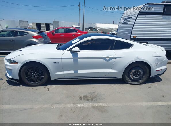 1FA6P8CFXM5139250 2021 FORD MUSTANG White Widok wnętrza 360 stopni