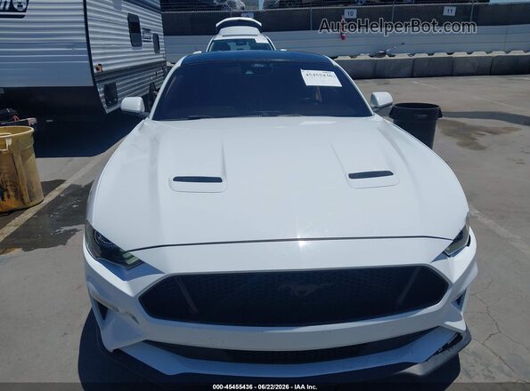 1FA6P8CFXM5139250 2021 FORD MUSTANG White Widok zestawu wskaźników