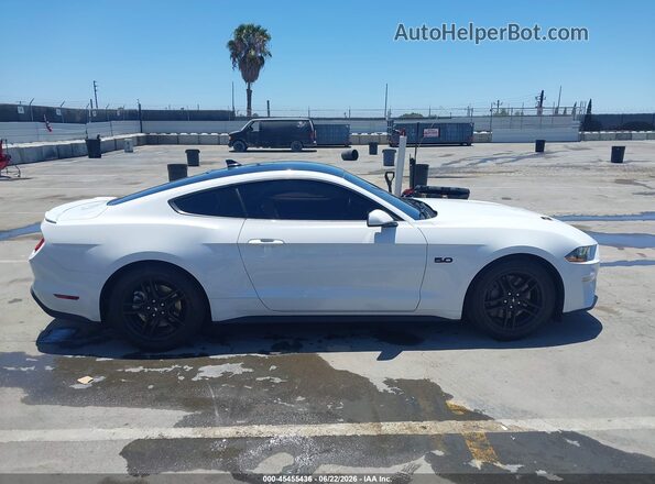 1FA6P8CFXM5139250 2021 FORD MUSTANG White Widok wnętrza z tyłu