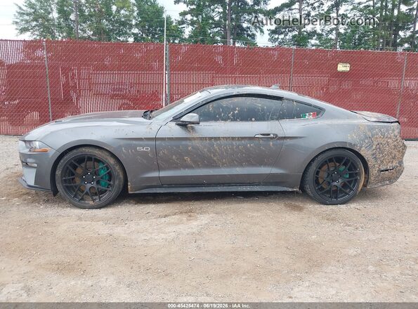 1FA6P8CFXN5138942 2022 FORD MUSTANG Gray Rear interior view