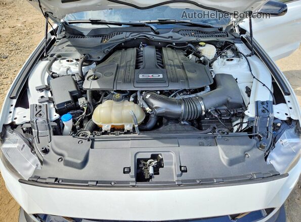 1FA6P8CFXP5302807 2023 FORD MUSTANG White Vista interior trasera