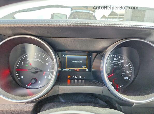 1FA6P8CFXP5302807 2023 FORD MUSTANG White Vista del cuadro de instrumentos