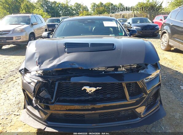 1FA6P8CFXR5418656 2024 FORD MUSTANG Black Widok zestawu wskaźników