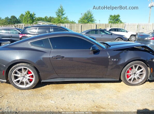 1FA6P8CFXR5418656 2024 FORD MUSTANG Black Widok wnętrza z tyłu