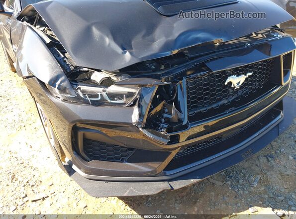1FA6P8CFXR5418656 2024 FORD MUSTANG Black Widok z przodu