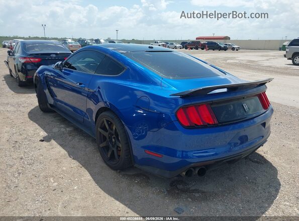 1FA6P8JZ2H5520707 2017 FORD SHELBY Blue Rear left