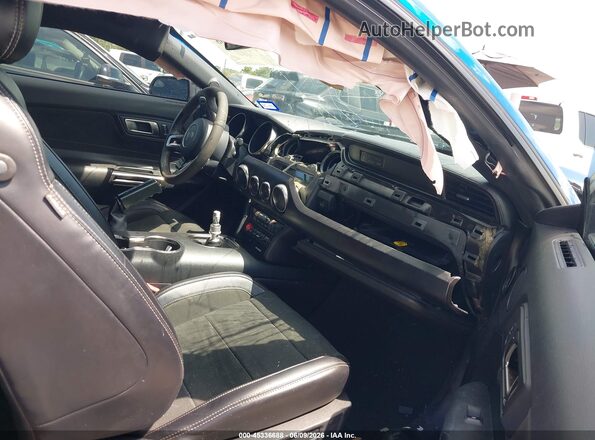 1FA6P8JZ2H5520707 2017 FORD SHELBY Blue Front interior view