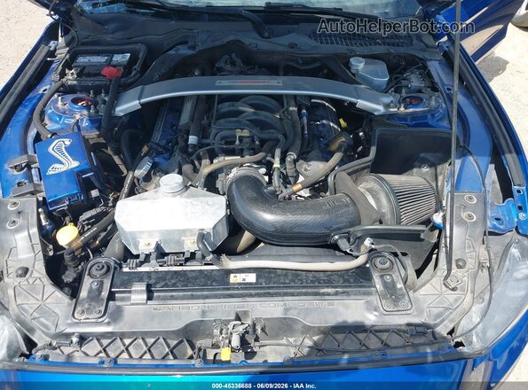 1FA6P8JZ2H5520707 2017 FORD SHELBY Blue Rear view