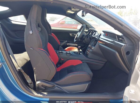 1FA6P8JZ2L5552324 2020 FORD MUSTANG Blue Widok wnętrza z przodu