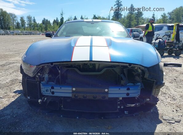 1FA6P8JZ2L5552324 2020 FORD MUSTANG Blue Widok wnętrza z tyłu