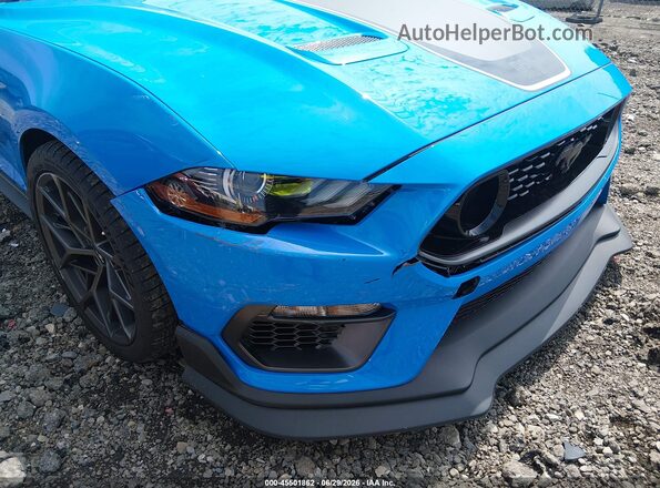 1FA6P8R00N5554033 2022 FORD MUSTANG Blue Vista frontal