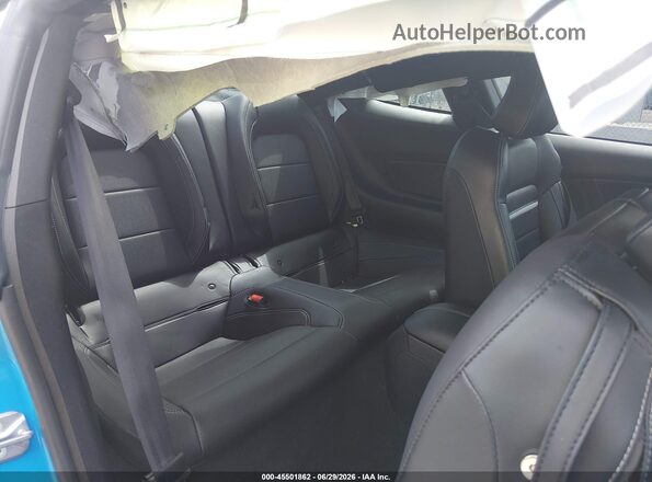 1FA6P8R00N5554033 2022 FORD MUSTANG Blue Vista de la etiqueta del VIN