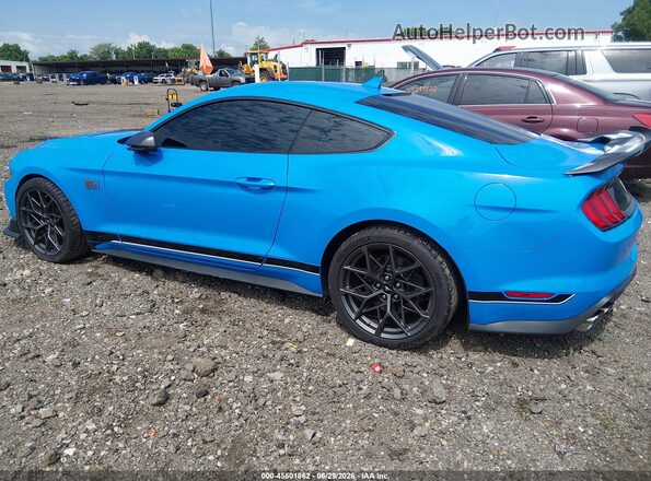 1FA6P8R00N5554033 2022 FORD MUSTANG Blue Vista interior de 360 grados