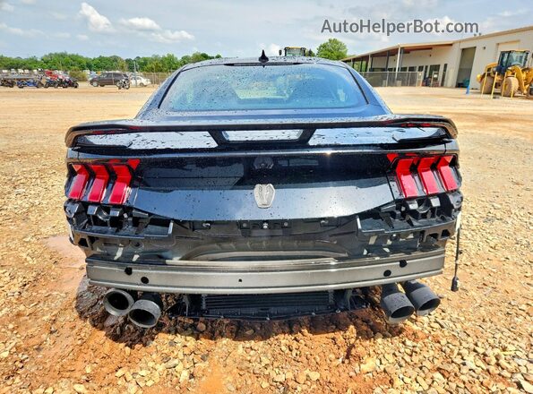 1FA6P8R02S5499726 2025 FORD MUSTANG Black Widok z tyłu