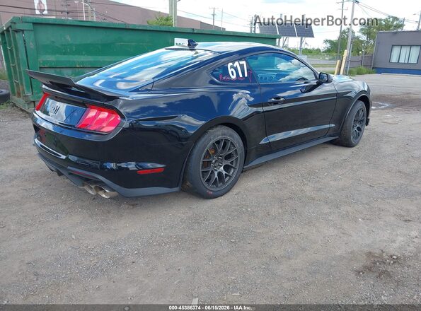 1FA6P8R04M5554261 2021 FORD MUSTANG Black Tył prawy